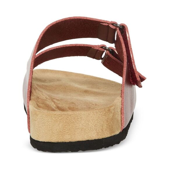MADDEN Mens Maroon Double Straps Footbed Tisson Round Toe Sandals Shoes 12 - Picture 2 of 4